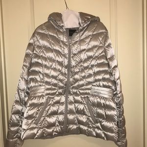 Lane Bryant Women’s Silver Winter Coat